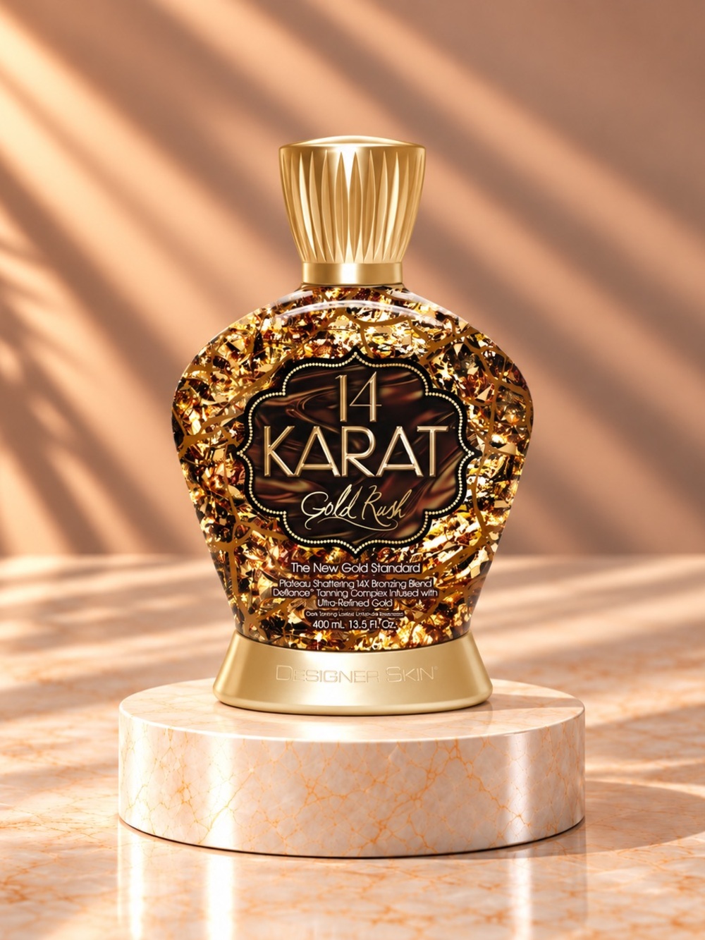Designer Skin 14 Karat Gold Rush Tanning Lotion – 13.5 oz